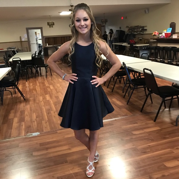 Navy blue Dress - Picture 4 of 5